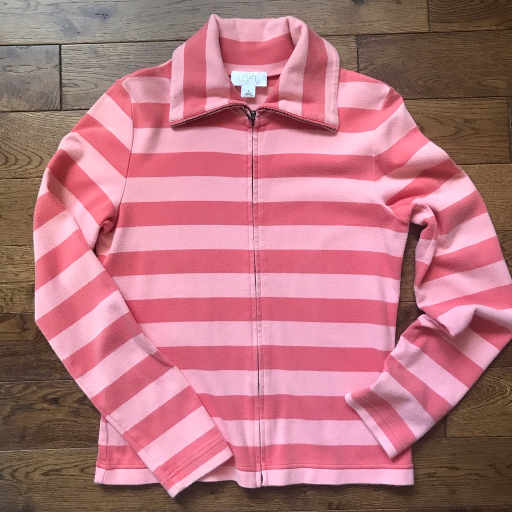 💥Loft striped jersey jacket